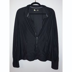 Xersion Black Zip Up Athletic Jacket